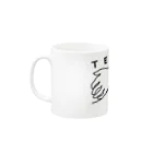 モルTのノーブラ手ぶら　なのにエコバック持ってきた Mug :left side of the handle