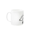 ぴちゃグラフィックショップの兎･Rabbit Mug :left side of the handle