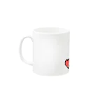 nk_shop(イトウ)のピクセルハート Mug :left side of the handle