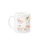 Miho MATSUNO online storeのSushi Parties Mug :left side of the handle