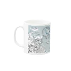 ARCANUMのARCANUM Pallet - Aqua Mug :left side of the handle