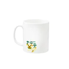 yorokonBoo3のなでられたいハナペチャの犬 Mug :left side of the handle