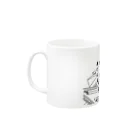 アダメロショップの「春はあげぽよ」のマグカップ Mug :left side of the handle