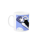 天王寺 真道のアキラちゃん　競泳水着マグカップ Mug :left side of the handle