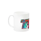 VRIGVTVSHI のアリガタシ™ Abstract Accessory Mug :left side of the handle