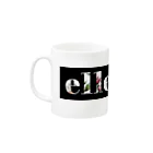 e11eventhのboxlogo(flower) Mug :left side of the handle