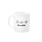 スタルケル🐸玩具系YouTuberのゆるふわティラモナイト（黒線） Mug :left side of the handle