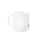 Mudslide official goods shopのMUDSLIDE original logo Mug :left side of the handle