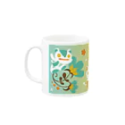 fluffyzipのfluffyzip レトロフラワー Mug :left side of the handle