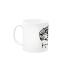 クラゲゴリラのきんぐおぶへりんぐす Mug :left side of the handle