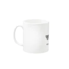 Tシャツデザイン/ヤブサカショクドウのサル ゴリラ チンパンジー Mug :left side of the handle