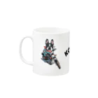 BULL HAWAII mihoデザイのフレブルKOTAROU Mug :left side of the handle