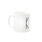 カナクギフォントのカナクギフォント「KANA」 Mug :left side of the handle