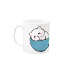 ふわにゃんshopのすやすや(雑貨) Mug :left side of the handle