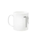 カナクギフォントのカナクギフォント「TOSHI」 Mug :left side of the handle