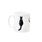 ☆家猫カンパニー社員グッズ☆のミッキー肉球マグカップ Mug :left side of the handle