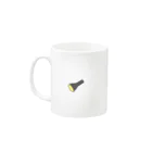 髭ショップのライト持ちげしんマグカップ Mug :left side of the handle