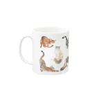 SHIMASATOMIのCATS Mug :left side of the handle