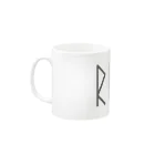 カナクギフォントのカナクギフォント「RUMI」 Mug :left side of the handle