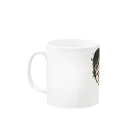 getmen12345の顔だけhitona Mug :left side of the handle