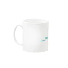 雑貨屋makanaの雑貨屋makanaのロゴ Mug :left side of the handle