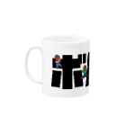 TeamUNGのボルダーロゴ（ドット絵） Mug :left side of the handle