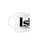 isla_laのIsla･laロゴマグカップ Mug :left side of the handle