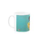 atelier-meicoのギターと猫 Mug :left side of the handle