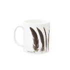 Happy birdsのキジの羽 Mug :left side of the handle