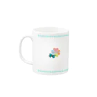 hirokaのTurquoise Dec. Mug :left side of the handle