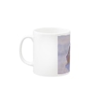 SONOTENI-ARTの004-017　クロード・モネ　『積みわら雪と光の効果』　マグカップ Mug :left side of the handle