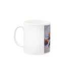 SONOTENI-ARTの005-017　ゴッホ　『リンゴ、セイヨウナシ、レモン、ブドウのある静物 』　マグカップ Mug :left side of the handle