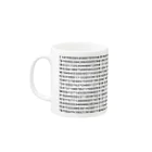 0reの円周率πマグカップ Mug :left side of the handle