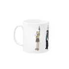 桐谷こむぎのおみせｽｽﾞﾘ支店のめるコネ！春夏おでかけマグ Mug :left side of the handle