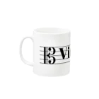 もりてつのViola Life Mug :left side of the handle