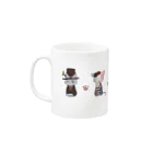 れもその小さいお店の5匹のねこ Mug :left side of the handle