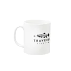 TRAVERSE FISHINGのTRAVERSE_FISING_NEW_LOGO Mug :left side of the handle