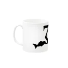 セブンシーズ Online StoreのSeven Seas モチーフロゴ（黒文字） Mug :left side of the handle