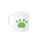 atelier_raccoonのどろぼうねこ Mug :left side of the handle