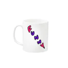   FUNNYのFANNY Mug :left side of the handle