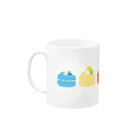 ぱぷりかの推しカラー×マカロン Mug :left side of the handle