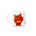 Ally's GoodsのAlly's TOMATO CAT Mug :left side of the handle