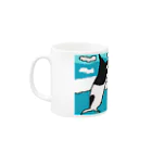 Petit SERAのシャチくん Mug :left side of the handle