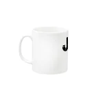 WLDのDODGEBALL JUDGE BLACK Mug :left side of the handle