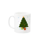 Simple Lifeのクリスマス Mug :left side of the handle