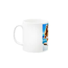 みんなのみすたーさんの Season In The Sun Mug :left side of the handle