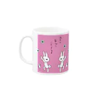 満月は美しゅうございましゅるの月下 Mug :left side of the handle