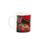 Chan Kei Travel OFFICIAL WEB SHOPの【Chan Kei Travel】環島挑戦記念マグカップ（九份） Mug :left side of the handle