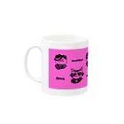 ほりみゆき【MIYU】のpink! momotora Mug :left side of the handle