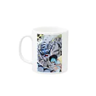 Digital Mix Company.【デジミ】の俵太 Mug :left side of the handle